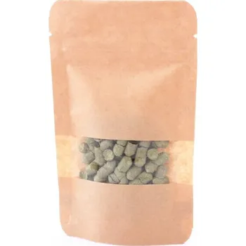 Sáček na potraviny Doypack sáček 130*225 mm, 500 ml, s menším okénkem, papírový, 100 ks