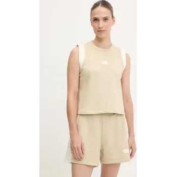 Top The North Face Terry Relaxed NF0A8C263X41 béžová 12X, vel. S