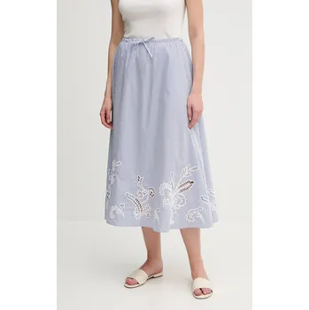 Dámská sukně Bavlněná sukně Tommy Hilfiger WW0WW46168 modrá 05X, vel. 40