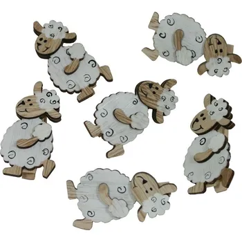 Dekorační kolíčky ovečky 6 ks 4001203