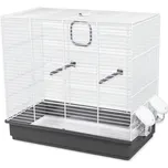 Klec Bird Jewel Tereza bílo-šedá 50,5x28x47cm