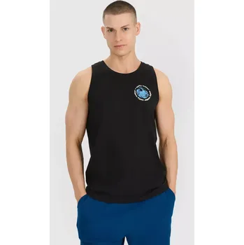 Pánské tričko 4F pánské tílko 4FWSS25TSLEM122 černé