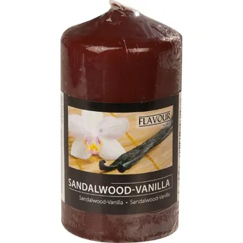 Svíčka Svíčka vonná válec - Santalové dřevo a vanilka 9000266