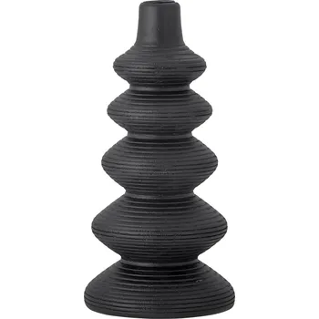 Svícen BLOOMINGVILLE Dřevěný svícen ARI černý