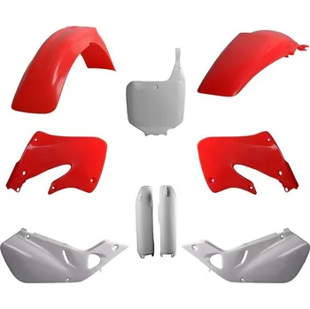Sada plastů (FULL KIT) HONDA CR 125 '98-'99 CR 250 '97-'99 (červená/bílá), POLISPORT