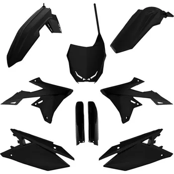 Sada plastů SUZUKI RMZ 250 '19-'24 RMZ 450 '18-'24 (černá), POLISPORT