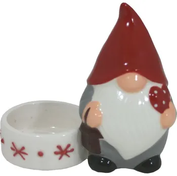 Svícen Svícen keramický skřítek 8,5cm 9305029