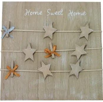 Vánoční dekorace Tabule na vzkazy kolíčky+hvězdy Home 9305028