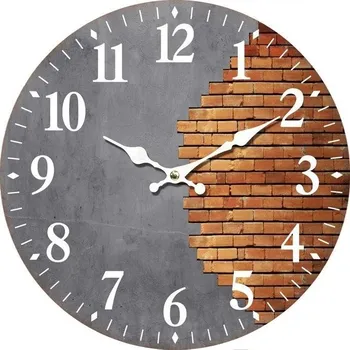 Hodiny Nástěnné hodiny Cihly 1990972