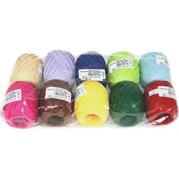 Stuha Papírová stuha 30 m - 10ks mix 7002300