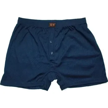 Pánské trenky větší čísla pro muže žebrované P759 modré TM 751/37