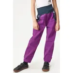 Dětské softshellové kalhoty s fleecem Basic, Ostružinová, Jednorožci Velikost: 128/134