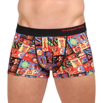 Boxerky Pánské boxerky 69SLAM hip bamboo WEIRD BLOCK ELIJAH (MHBWBK-BB) XL MHBWBK-BB Možnost vrácení zboží ZDARMA do 120 dnů!