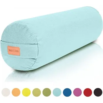 Gorilla Sports Polštář na jógu 65 x 20 cm, světle modrý