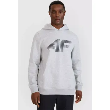 Pánské oblečení 4F Pánská mikina 4FWMM00TSWSM1766 šedá