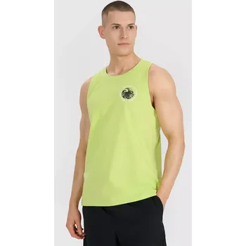 Pánské tričko 4F pánské tílko 4FWSS25TSLEM122 zelené