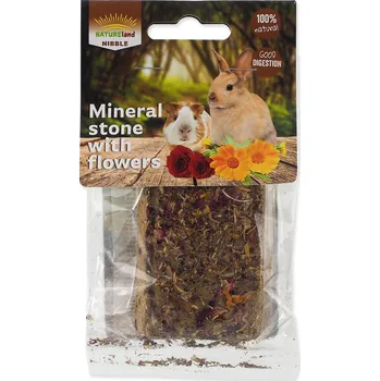 Krmivo pro hlodavce Blok Nature Land Nibble minerální s květy 100g
