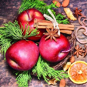 Papírový ubrousek Vánoční ubrousky Červená jablíčka 3-vrstvé 3500004