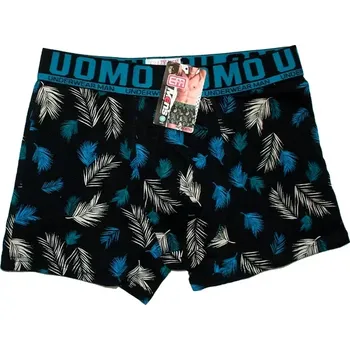 Pánské trenýrky, boxerky UOMO KLASICKÉ 6702 černá 752/30