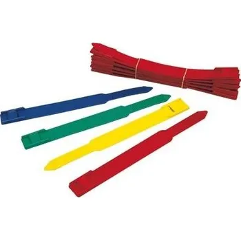 Značení hospodářského zvířete Páska na nohy pro označování krav plastová - červená