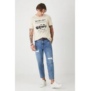 Pánské tričko Bavlněné tričko Medicine RS25.TSMA75 béžová 12X, vel. XL