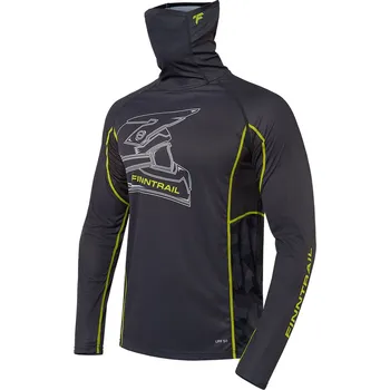 Pánské tričko Finntrail longsleeve Vizard MiddleGrey XS