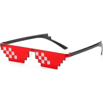 Sluneční brýle Designové brýle - MINECRAFT - ČERVENÉ (A) (Značka: GOODTRADES)