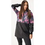 Dámský softshellový kabát s fleecem Street, Černá, Kouzelné květiny Velikost: XXL