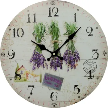 Hodiny Nástěnné hodiny Levandule svazky 2000052