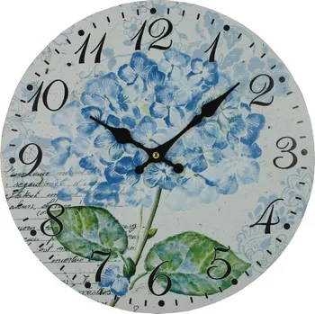 Hodiny Nástěnné hodiny Hortenzie květina 2000013