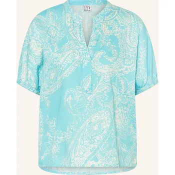 Dámská halenka Emily Van Den Bergh Dámská Halenka, tyrkysová / bílá, 38