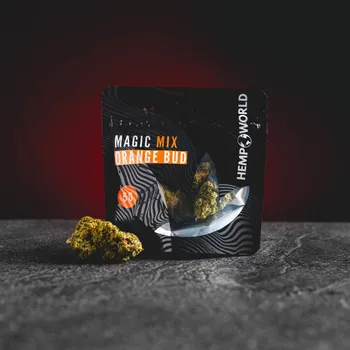 Přírodní produkt Kratom World Magic Mix Květy Orange 1g THC do 1%