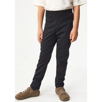 Dívčí oblečení Dětské softshellové kalhoty s fleecem pružné Sporty, Černá Velikost: 122/128