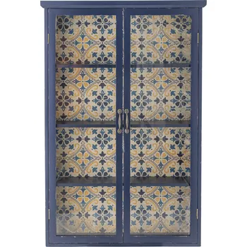 Šatní skříň BLOOMINGVILLE Kabinet HAZEM modrý