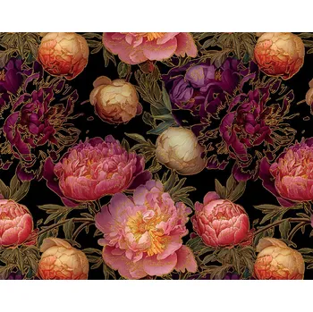 Balící papír Dárkový balicí papír FLORENTIA 70x100 cm - růže barevné