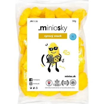 MinioS Miniosky kukuřičné křupky - Sýrový snack 50g