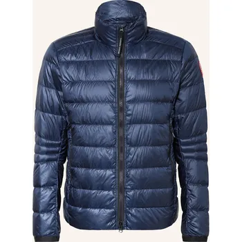 Pánská bunda Canada Goose Pánská Lehká Péřová Bunda Crofton, modrá, 50