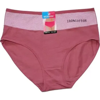 Dámské kalhoty Dámské kalhotky do pasu jednobarevné 193 cihlová 599/92