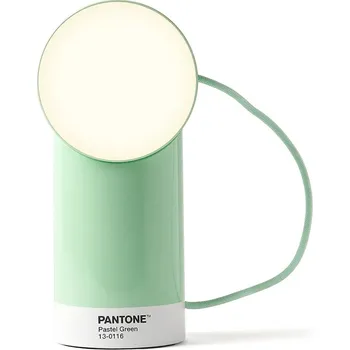 Lampička Přenosná LED lampa Lexon Orbe x Pantone tyrkysová barva LH88PT.M