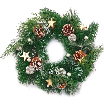 Věnec Vánoční věnec s hvězdami 3001212B