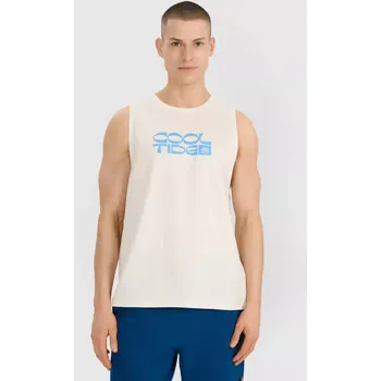 Pánské tričko 4F pánské tílko 4FWSS25TSLEM123 Bílá