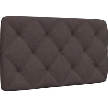 Bytový textil vidaXL Polštář na čelo postele 80 cm textil [4019191] Barva: tmavě hnědá