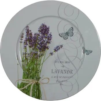 Talíř Talíř plechový dekorační Levandule svazek 33 cm 2000171