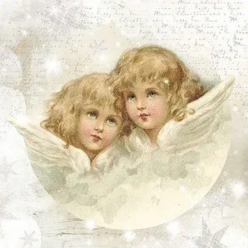 Papírový ubrousek Vánoční ubrousky Andělé 3500110