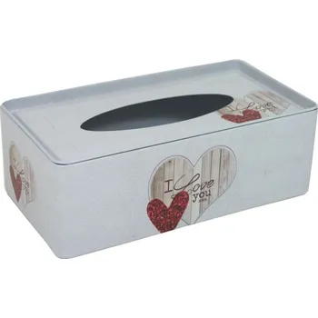 Zásobník na papírové ručníky Krabička Srdce I Love you 2000108