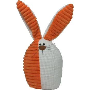 Velikonoční dekorace Zajíček látkový oranžový 31 cm 2009913