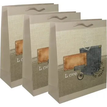 Dárková taška 3ks Dárkových tašek XL - Denim 8600648