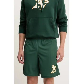 Pánské kraťasy Kraťasy 47 brand MLB Oakland Athletics pánské, zelená barva, BB018PMXYEX657807DG 79X, vel. L