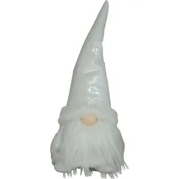 Vánoční dekorace Skřítek bílý 33cm 3000093