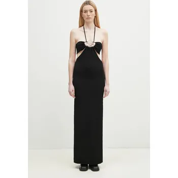 Dámské šaty Šaty Coperni Knitted Halter COPML135Y3010 černá 99X, vel. S